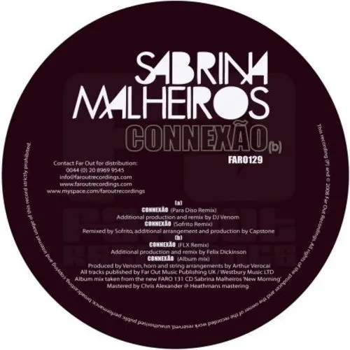 Sabrina Malheiros: Connexao - 12-Inch Single 1