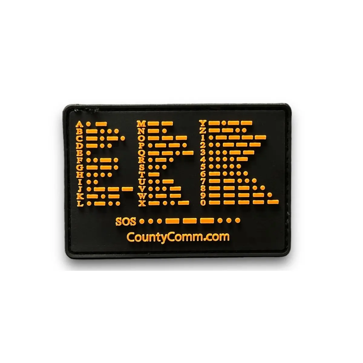 Countycomm - Signal Sentry - Morse Code & Sos Patch 1