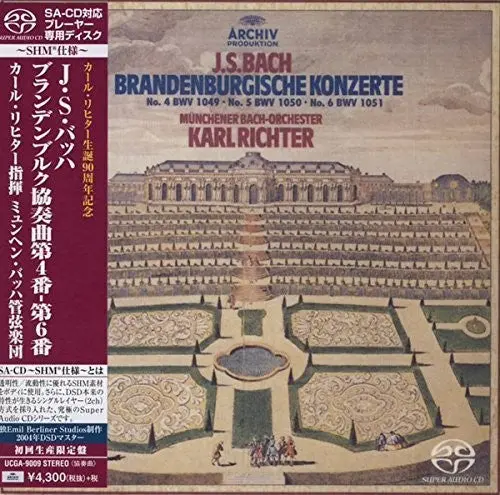 Karl Richter: J.S. Bach: Brandenburg Concertos Nos - Super-Audio Cd 1