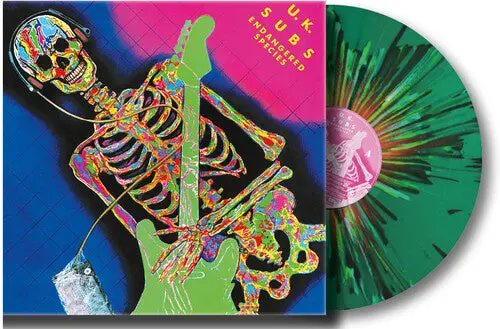 Uk Subs: Endangered Species - Splatter Green Vinyl - Vinyl Lp 1