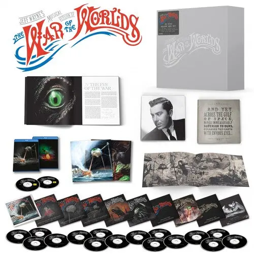 Jeff Wayne: Musical Version Of The War Of The Worlds - Deluxe Collectors Edition 16Cd Incl. 2 Blu-Ray, 156Pg Hardback Book - Compact Discs 1
