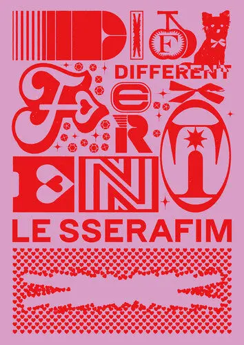 Le Sserafim: Different (Limited Edition B) - Compact Discs 1