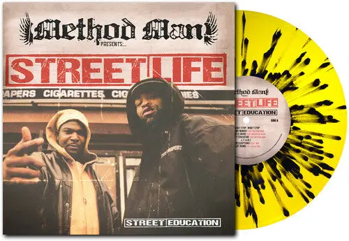 Method Man: Street Education 20Th Anniversary Edition - Limited Deluxe Edition Yellow & Black Splatter Vinyl - Vinyl Lp 1