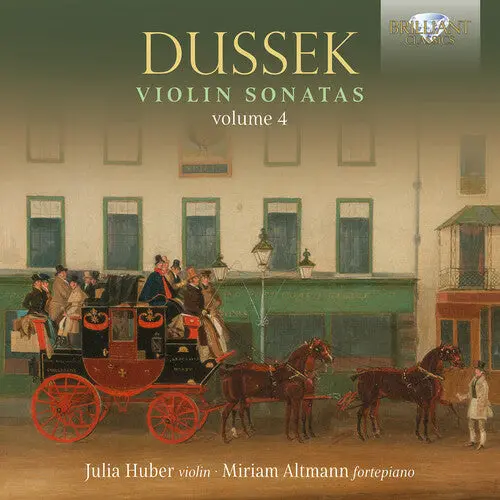 Julia Huber: Dussek: Violin Sonatas, Vol. 4 - Compact Discs 1