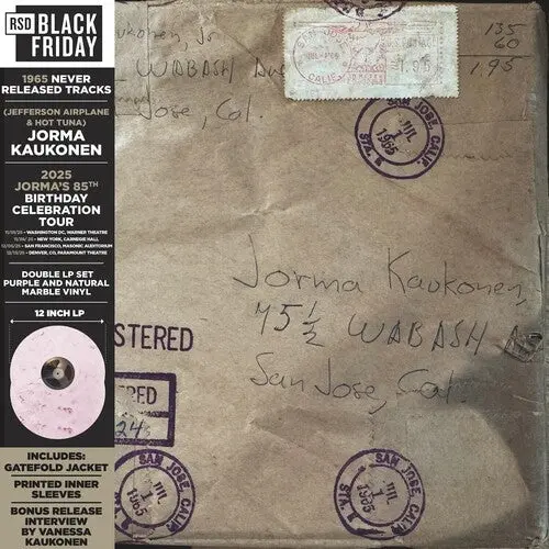 Jorma Kaukonen: Wabash Avenue: 1965 Never Released Tracks - Vinyl Lp 1