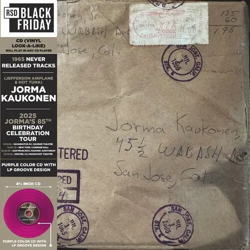 Jorma Kaukonen: Wabash Avenue: 1965 Never Released Tracks - Compact Discs 1