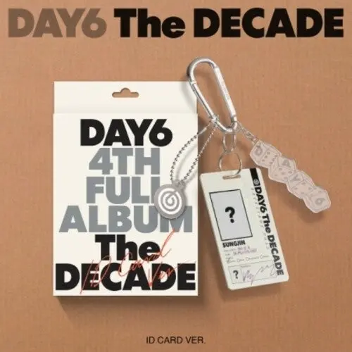 Day6: The Decade - Id Card Version - Incl. Carabiner, Logo Keyring, Dice Keyring, Lyrics Photobook, 2 Photocards + Folding Poster - Compact Discs 1