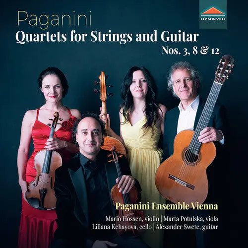 Paganini Ensemble Vienna: Nicolo Paganini: Quartets For Strings And Guitar Nos. 3, Op. 4, 8 & 12 - Compact Discs 1