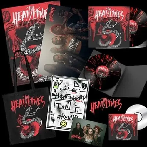The Headlines: Homewrecker - Black/Red Splatter - Vinyl Lp 1