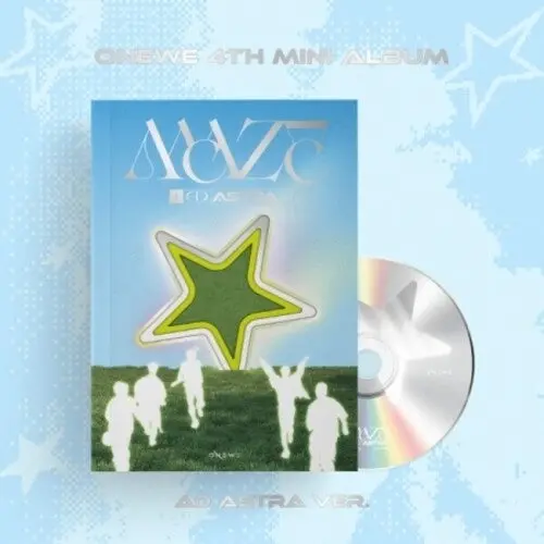 Onewe: Maze : Ad Astra - Ad Astra Version - Incl. Photobook, Lyrics Folded Poster, Mystery Film, Code Letter, Sticker, 2 Stickers, Signal Card, 2 Photocard, 4-Cut Photo + Postcard - Compact Discs 1