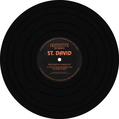 St David: Deep House Damage Ep - 12-Inch Single 1