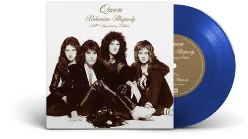 Queen & Adam Lambert: Bohemian Rhapsody - Blue Colored Vinyl - 7-Inch Single 1