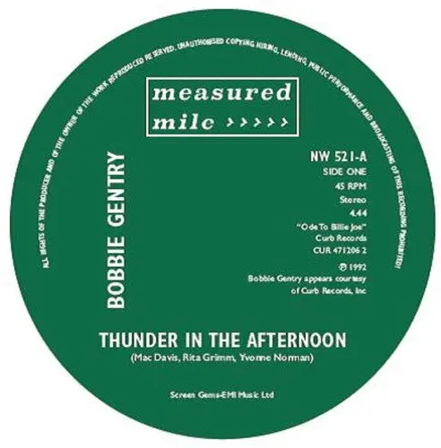 Bobby Gentry: Thunder In The Afternoon / Slow Cookin' - 7-Inch Single 1