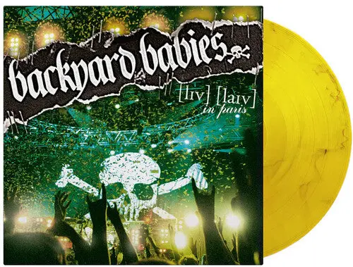 Backyard Babies: Live Live In Paris - Limited 180-Gram Yellow & Black Marble Colored Vinyl - Vinyl Lp 1