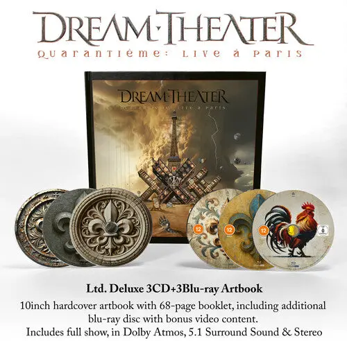 Dream Theater: Quarantieme: Live A Paris - Compact Discs 1