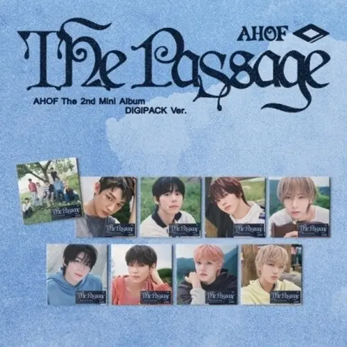 Ahof: The Passage - Digipack Version - Incl. 76Pg Photobook, Poster, Envelope, Sticker, Photocard, Unit Photocard, Hidden Message Card + Logo Puzzle - Compact Discs 1