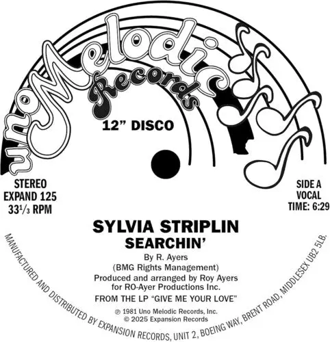 Sylvia Striplin: Searchin' - Vinyl Lp 1