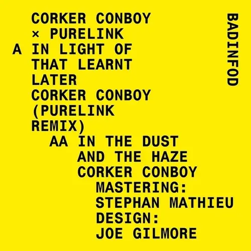 Corker Conboy: Corker Conboy X Purelink - Vinyl Lp 1