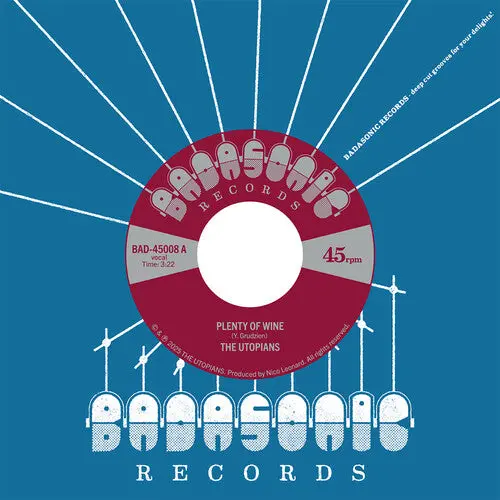 Utopians: Plenty Of Wine - 7-Inch Single 1