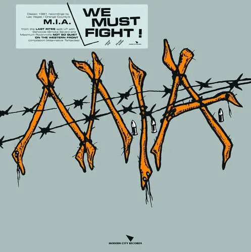 M.I.A.: We Must Fight! - Hand-Screened Cover Version - Vinyl Lp 1