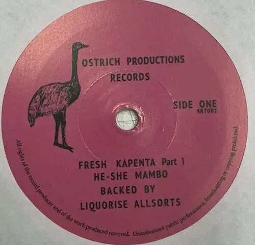 He-She Mambo: Fresh Kapenta (Parts 1 & 2) - 7-Inch Single 1