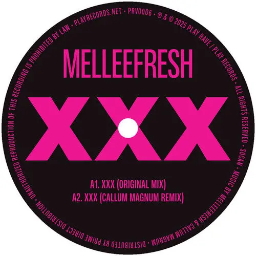 Melleefresh: Xxx - 12-Inch Single 1