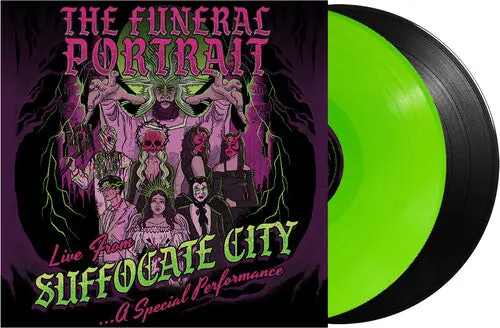 The Funeral Portrait: Live From Suffocate City - Lime/Black - Vinyl Lp 1