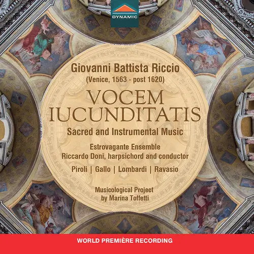 Estrovagante Ensemble: Giovanni Battista Riccio: Vocem Iucunditatis, Sacred And Instrumental Music - Compact Discs 1