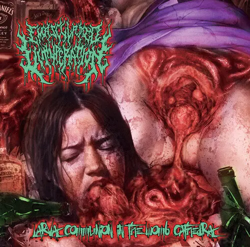 Emasculated Vituperation: Larval Communion In The Womb Cathedral - Compact Discs 1