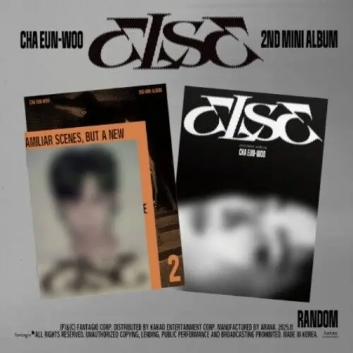 Cha Eun Woo: Else - Random Cover - Incl. Photobook, Postcard, Instant Photo, Sticker, Postcard, 2 Stickers, Poster + More - Compact Discs 1