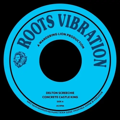Delton Screechie: Concrete Castle King - 7-Inch Single 1