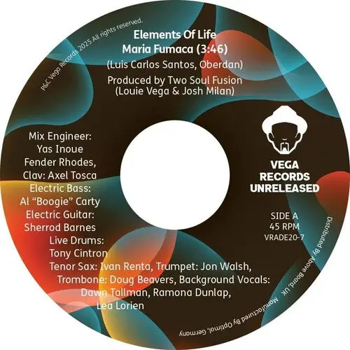 Elements Of Life: Maria Fumaca - 7-Inch Single 1