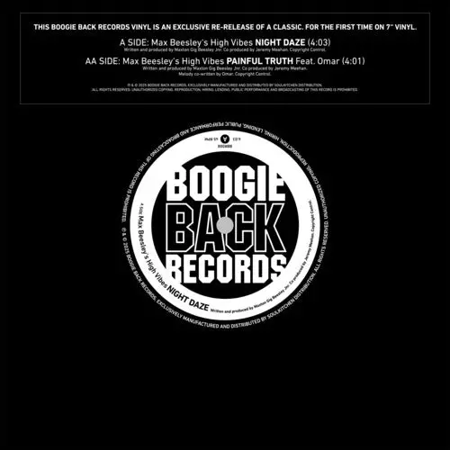 Max Beesley's High Vibes: Night Daze / Painful Truth - 7-Inch Single 1