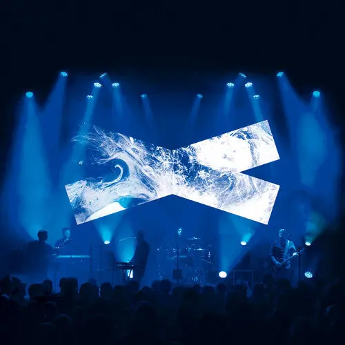 Airbag: Dysphoria (Live In The Netherlands) - White/Blue Marble - Vinyl Lp 1