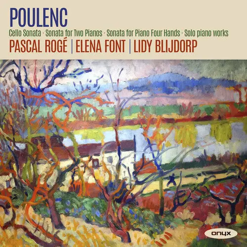 Pascal Rogé: Poulenc: Cello Sonata, Sonata For Two Pianos, Sonata For Piano 4 Hands - Compact Discs 1