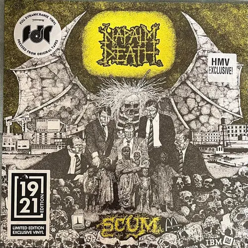 Napalm Death: Scum - White Vinyl - Vinyl Lp 1