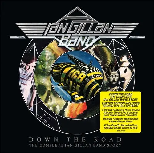 Ian Gillan Band: Down The Road: The Complete Ian Gillan Band Story - Autographed Deluxe 8Cd Boxset - Compact Discs 1