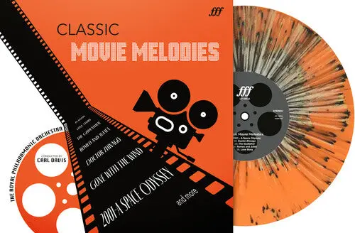 Royal Philharmonic Orchestra: Classic Movie Melodies (The Godfather, Gone With The Wind, Dr. Zhivago Etc.) - Orange Splatter Vinyl - Vinyl Lp 1