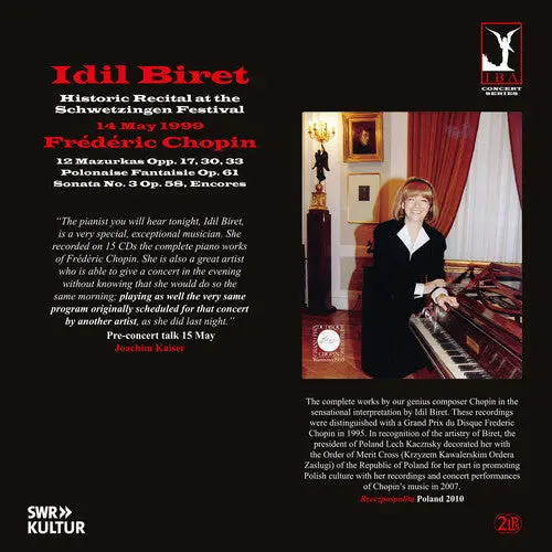 Idil Biret: Idil Biret At Schwetzingen Festival, 14 May 1999 - Vinyl Lp 1