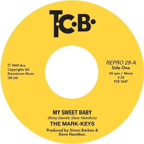 Mark-Keys: My Sweet Baby / Heavenly Thing - 7-Inch Single 1