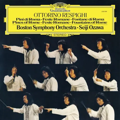 Respighi / Ozawa, Seiji / Boston Symphony Orchestra: Respighi: Pines Of Rome Feste Romane Fountains Of Rome - Black Vinyl - Vinyl Lp 1