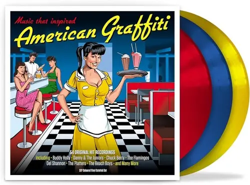American Graffiti / Various: American Graffiti / Various - Red, Blue & Yellow Vinyl - Vinyl Lp 1