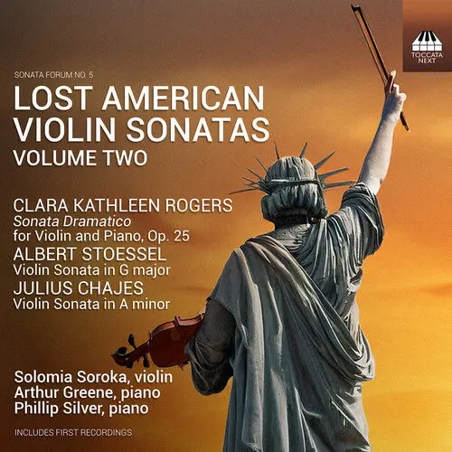 Solomia Soroka: Lost American Violin Sonatas, Vol. 2 - Compact Discs 1