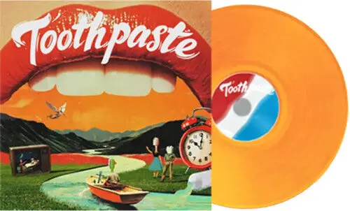 Crystal Tides: Toothpaste - Orange Colored Vinyl - Vinyl Lp 1