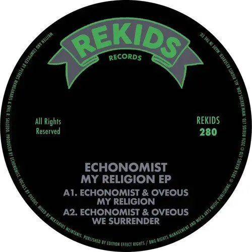 Echonomist: My Religion - 12-Inch Single 1