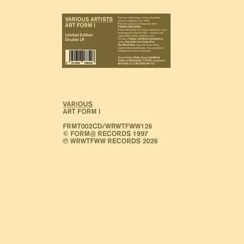 Various Artists: Art Form 1 (Various Artists) - Vinyl Lp 1