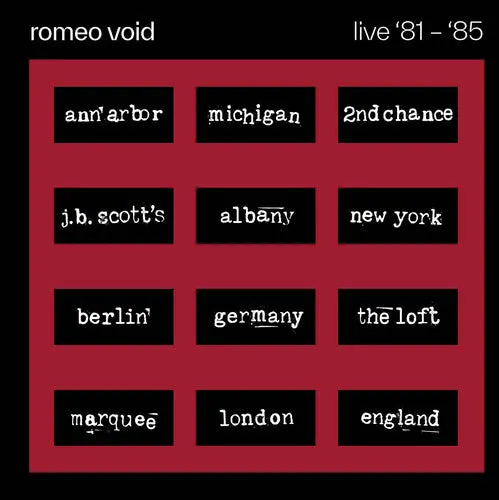 Romeo Void: Live '81-'85 - Compact Discs 1