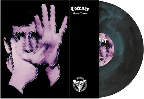 Coroner: Mental Vortex - Transparent Orange Splatter Vinyl In Gatefold Sleeve With Black Poly-Lined Inners - Vinyl Lp 1