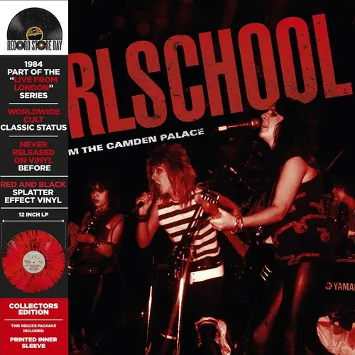 Girlschool: Live From The Camden Palace - Red - Vinyl Lp 1