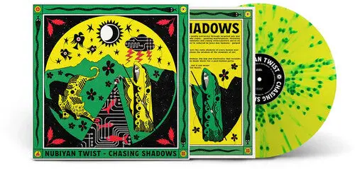 Nubiyan Twist: Chasing Shadows - Yellow & Green Splatter Colored Vinyl With Autographed Print - Vinyl Lp 1